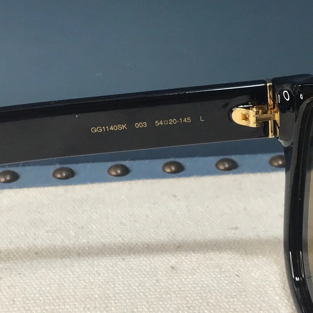 Luxury New Authentic Gucci GG1140SK 003 Sunglasses ✨